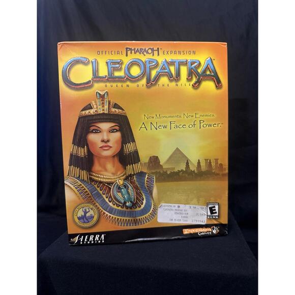 Cleopatra Queen Of The Nile Official Pharaoh Expansion Big Box PC